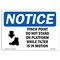 Signmission OSHA Notice Sign, Pinch Point Do Not With Symbol, 10in X 7in Decal, 7" W, 10" L, Portrait OS-NS-D-710-V-17285 - alternate 1